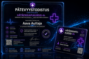 Hätäensiapukurssi (4h)
