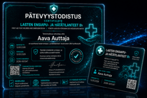 Lasten ensiapu- ja hätätilanteet (8h)